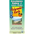 Radwanderkarte Ostseek�sten-Radweg 2 L�beck-Usedom: Mit Ausflugszielen, Einkehr- und Freizeittipps, reissfest, wetterfest, beschriftbar und wieder abwischbar. 1:50000