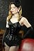 What Katie Did Lalique Morticia Velvet Black Underbust Corset
