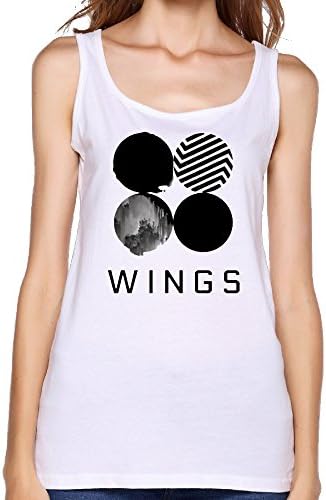 Womens BTS WINGS Bangtan Boys Sleeveless Tank Tops