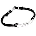 Sterling Silver "Every Day is Earth Day" ID Bracelet