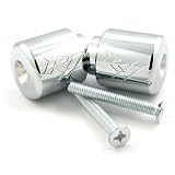 1998-2008 Yamaha YZF R1 YZFR1 Engraved Chrome Bar Ends
