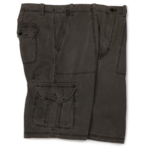 Calvin Klein Mens Washed Hampton Garment Dyed Hampton Short