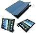 rooCASE Ultra Slim (Blue) Leather Smart Case with Stand for Apple iPad 2 (Built-in Magnet Sleep and Awake Function)