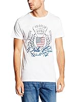 Vinson Polo Club Camiseta Manga Corta Cert (Blanco)