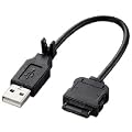 エレコム 携帯電話用USB充電&データ転送ケーブル/コンパクトバイプ au WIN対応 MPA-BTCWUSB/BK