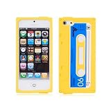 Retro Chic iPhone 5 Cassette Tape Silicone Case in Yellow