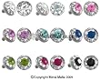 G23 TITANIUM 14G REPLACEMENT DISC WITH GEMS RHCL3MMAMY- AMETHYST 3MM