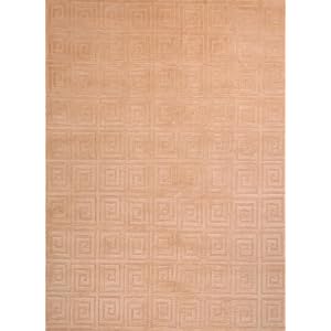 Tibetan Greek Key Ivory Rug Size: 4' x 6'