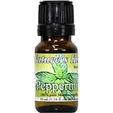 Peppermint India Essential Oil 100% Pure 10 Ml 0.34 Fl. Oz. 365 Drops Therapeutic Grade By Nature's Kiss