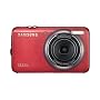 Samsung ST50 Digitalkamera (12 Megapixel, 3-fach opt. Zoom, 2,7" Display, Bildstabilisator, 14,2 mm d�nnes Edelstahlgeh�use) rot