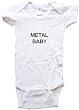 METAL BABY - White, Blue or Pink Onesie / Baby T-shirt