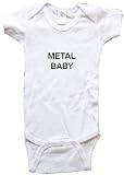 METAL BABY - White, Blue or Pink Onesie / Baby T-shirt
