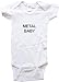 METAL BABY - White, Blue or Pink Onesie / Baby T-shirt