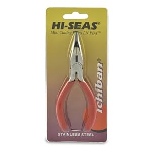 Hi-Seas Stainless Steel Bent Nose Pliers, 4 Inch Length