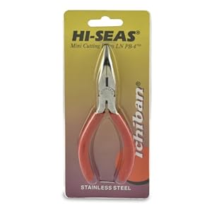 Hi-Seas Stainless Steel Bent Nose Pliers, 4 Inch Length