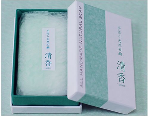 化学薬品を一切使っていません！加齢臭・汗の臭いも気にならない「清香」80ｇ
