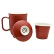 The Tea Spot Red Steeping Mug (16 oz)