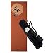 Sporting Goods : Gaiam Bamboo Moon Printed Premium Yoga Mat and Mat Bag, Orange