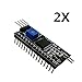1602 LCD 2004 20x4 i2c LCD Display Adapter IIC//TWI/SPI/I2C Serial Interface Module Shield for Arduino UNO R3 MEGA2560 (2 Pcs