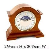 Brook Arched Moon Mantel Clock