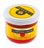 Marky's Iceland Red Lumpfish Caviar Malossol, 3.5-Ounce Jars (Pack of 4)