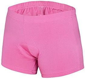 SLLY 3D Padded Cycling Underwear Shorts bike Underpants Breathable Lightweight Bicycle pants for Women Pink