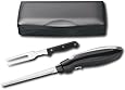 Hamilton Beach Electric Knife, with Stainless Steel Blade, and Ergonomically Designed Handle for Easy Grip, with a Sturdy Neat Case, BONUS FREE Carving Fork Included