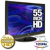 LG 55LH40 55-Inch 1080p 120Hz LCD HDTV, Gloss Black