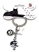 schnauzer23  - Schnauzer Enameled Keychain
