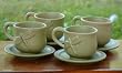 'Metamorphosis,' cups and saucers (set for 4)