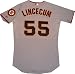 San Francisco Giants Tim Lincecum Authentic Road Cool Base Jersey