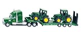 Siku - 1:87 Scale - Low Loader With John Deere Tractors