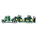 Siku 1837 - Tieflader mit John Deere Traktoren (farblich sortiert)