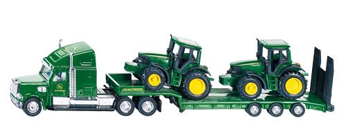 Siku 1837 - Autoarticolato con trattori John Deere Siku 1837 - Autoarticolato con trattori John Deere