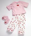 Cherry Dream ~ Christmas Doll Pajamas fits 18" American Girl Dolls