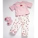 Valentine's Day Cherry Dreams 18" Dolls Pj and Slippers Fits American Girl