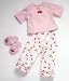 Cherry Dream ~ Doll Pajamas and Slippers Fits 18