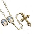 John Paul II Rosary and Pendant - 7mm Crystal Beads - 21" Total Length