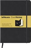 Produkt-Bild: CoolNotes, Black/Deer Gold: Liniert und blanko. Seite f&uuml;r pers&ouml;nliche Daten. Tasche f&uuml;r lose Notizen