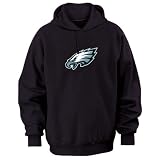 Philadelphia Eagles Black Tek Patch Hooded Sweatshirt