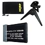 HQRP New Replacement Battery for Gateway DC-T50, DC-T50 EE, 6500831, 02491-0017-00, 024-910001-10 Digital Camera plus HQRP Black Mini Tripod and HQRP Carrying Bag