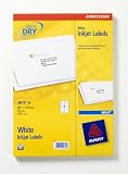 Avery Quick DRY Addressing Labels Inkjet 10 per Sheet 99.1x57.0mm White Ref J8173-25 [250 Labels]
