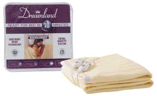 Dreamland Fleece Mattress Protector Double Dual Control