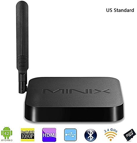 Jesurun® MINIX X8-H Plus X8H Plus Android TV BOX XBMC Smart TV Box H.265 Amlogic S812-h Quad Core Media Hub 4K 3D Blu-ray ISO True Dolby&dts Streaming Media Player Mini PC Cortex A9r4 Processor 2GB Ram16GB Rom 2.4Ghz/5Ghz Dual Band Ap6335 WIFI Gigabit Ethernet LAN Bluetooth 4.0+ Free MINIX New A2 Lite Six-axis Gyroscope & Accelerometer Air Fly Mouse Wireless Keyboard