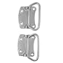 3 3/4" Zinc Plated Heavy Duty Steel Chest / Toy Box Handles Pair