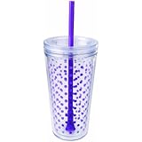 Copco 2510-0266 Minimus Tumbler, 24-Ounce, Purple Dots