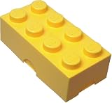 LEGO Brotdose, 8er, gelb L 20 x B 10 x H 7,5 cm (4023 1732 024)