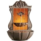 Homedics WFL-FLOR Envirascape Florence Illuminated Relaxation Fountain, Bronze