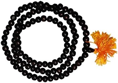 Large Black Tibetan Buddhist Meditation Prayer Mala