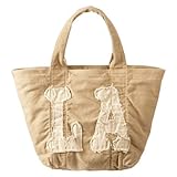 *新作* カシュカシュ(cache cache) バッグ(ロゴ入りキャンバストート) レディス
